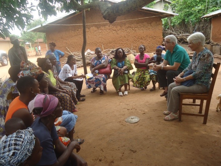 Visite des groupements de femmes à Ayomi (DOGBO) 2